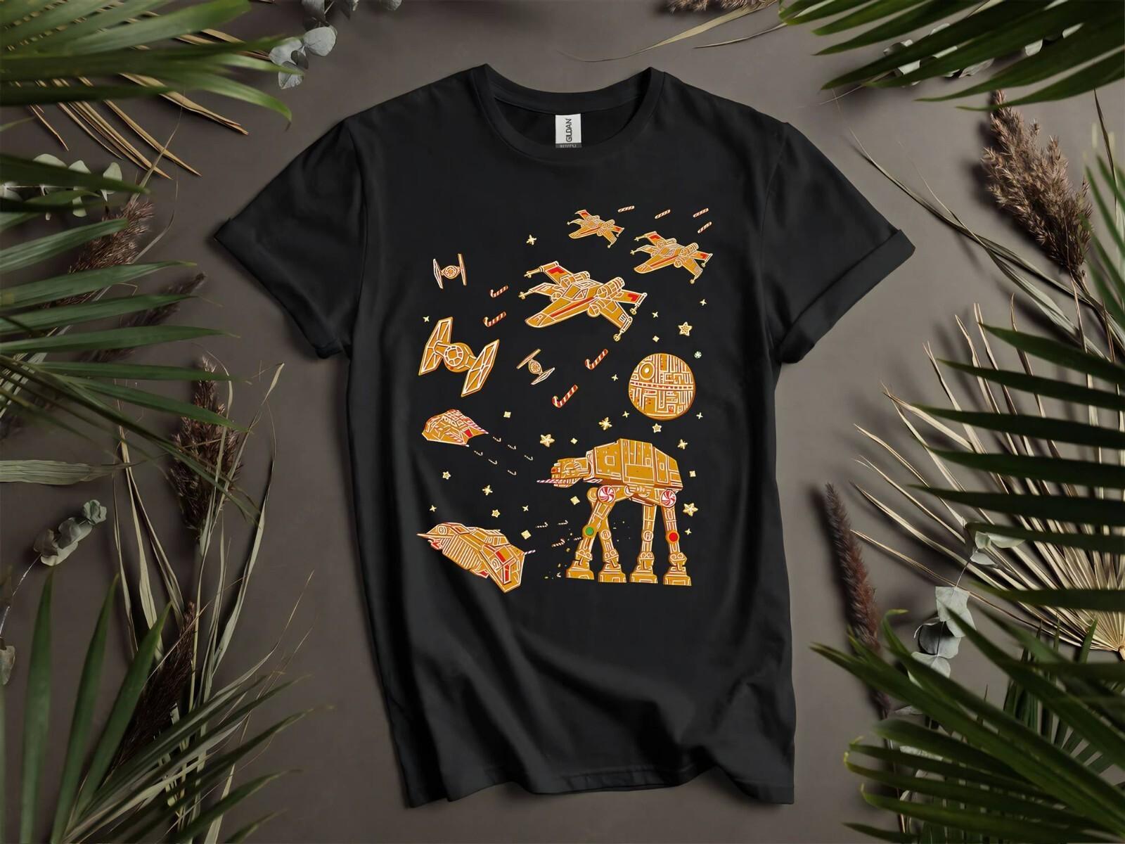 Millennium Falcon Ship AT-AT T-Shirt Mens Womens Tees Top T Shirt Mens Womens Tees Top Men Women Unisex Tshirt K564 M