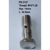 Stainless Steel Single Double Banjo Bolt M10x1 M10x1.25 For Brake Clutch Master Cylinder Caliper Pump