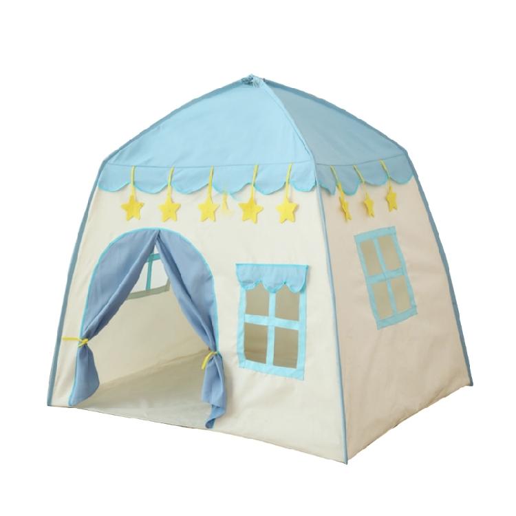 

Folding Teepee Tent for Kid-Baby Play House Children Play Tent Portable Boy Tent синій
