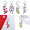 Bunter Blumenanhänger Schlüsselanhänger Blumenanhänger Schlüsselanhänger für Handys Taschen