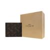 Coach Billfold Wallet Horse And Carriage Double Fold Men Wallet Dark-Brown 4906-A7U