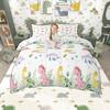 Homewish Cartoon Dinosaur Duvet Cover Set For Kids Boys Girls 2Pcs/3Pcs Cute Dino Bedding Kawaii Animal Comforter Cover Set