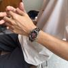 Luxury y2k Fashion Spiked Watch Alabaster Cool Street Style Demon Claw Shape Dial Unique Design Men Quartz Watch reloj hombre