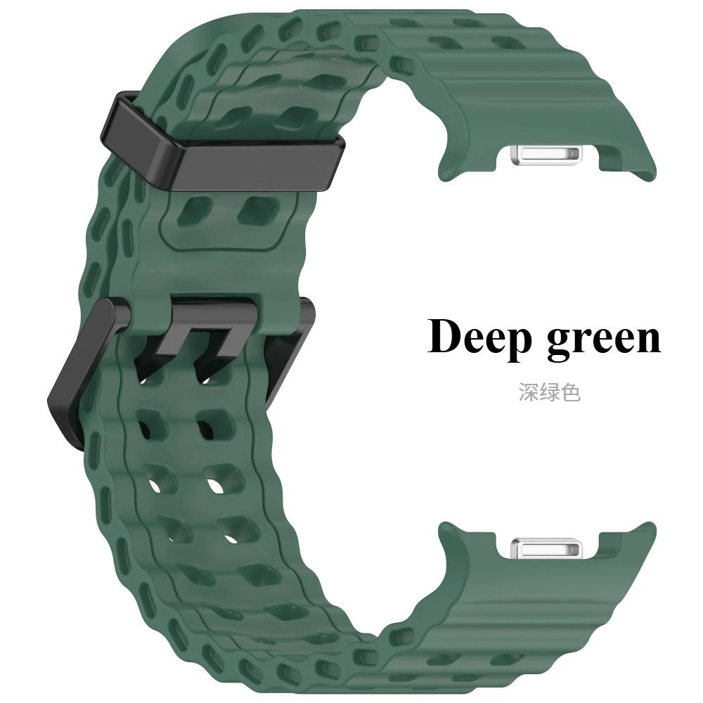 Cinturino Marine per Samsung Galaxy Watch 8 Classic 46mm Cinturino Sportivo in Silicone per Galaxy Watch 8 40mm 44mm Accessori Cinturino Braccialetto
