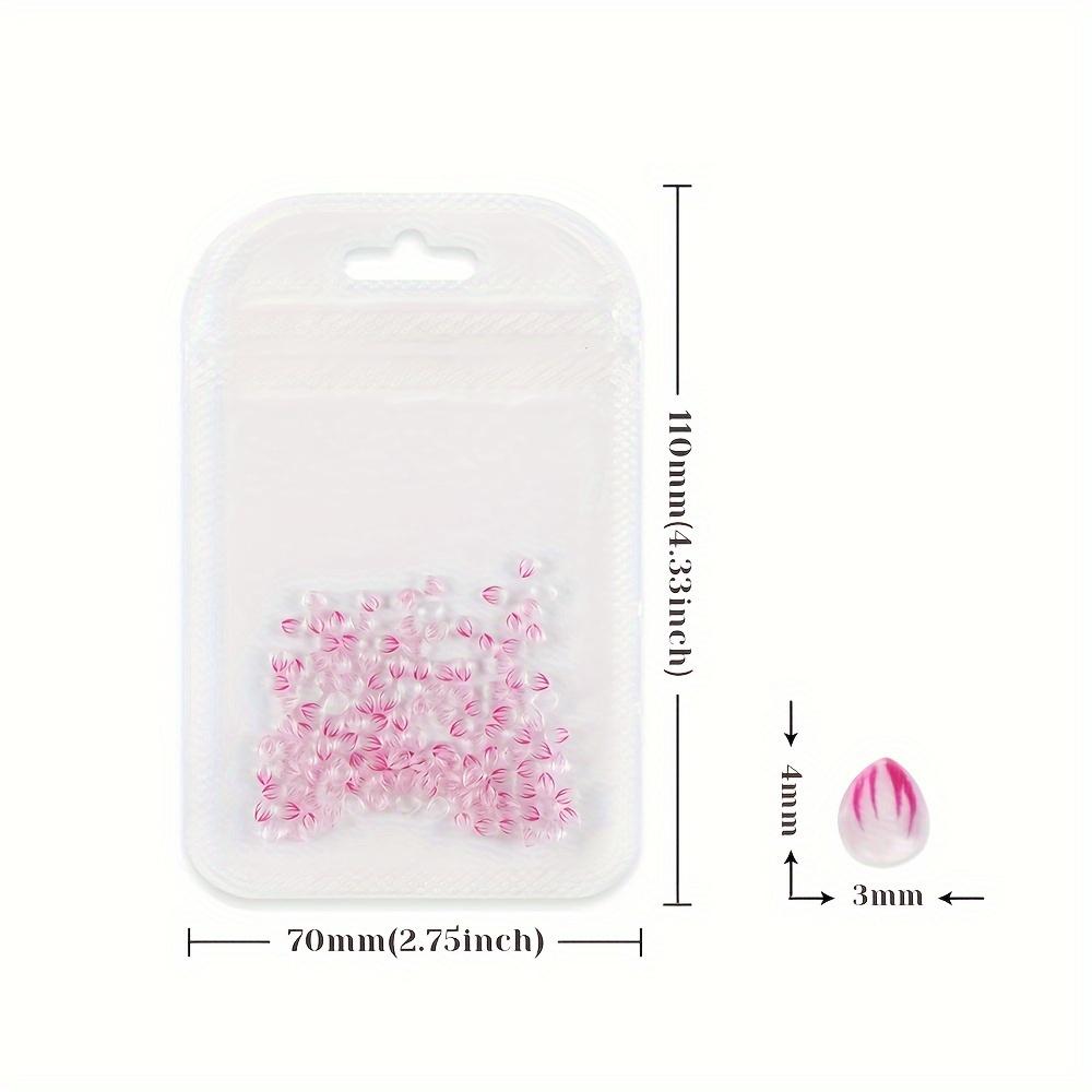 150pcs 3D Nail Art Charm Decoration Nail Rhinestones Acrylic Petals Nail Art Decorations Kit for DIY Nail Accessories