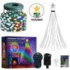 Christmas Gifts 1.8M/5.9Ft 400Leds Christmas Tree String Lights Color Changing Indoor Decor Lights For Holiday Home Decor