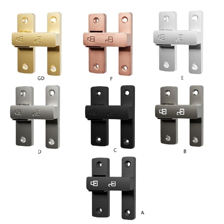 Portable Designs 180 Degree Flip Latches Lock Latches for Secure Space Like Bathrooms and Bedrooms Daily Casual Use