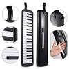 COMETX Melodica 37-Key Instrument with Melody and Air Piano Keyboard 2 Soft Blow Pipes 2 Mouthpieces Carrying Bag Beginner and Adult Gift Set
