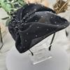 Fascinator Headband Hat for Women Halloween Headwearear with Beaded Hair Accessory Headpiece Hair Decoration for Party