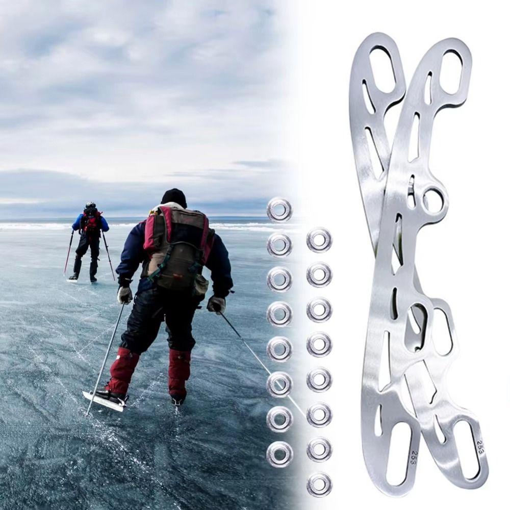 Stainless Steel Figure Skate Blade 253/290MM Skate Shoes Blade Ice Skating Blade  Winter Sports