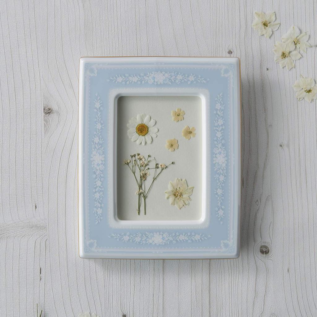 Noritake fotorámeček modrý dlouhý 20 krátký 16 vnitřní papír cm x cm osa cca. cm, osa cca. cm, velikost 8,9 12,7 Y91882/1507