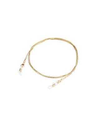 Zoff Glasses and Mask Cord Stylish Glasses Eyeglass Glasses Holder 2-Way (Gold) - Cord, Chain, [CORD_SNAKE_GD CORD-SNAKE-GD]