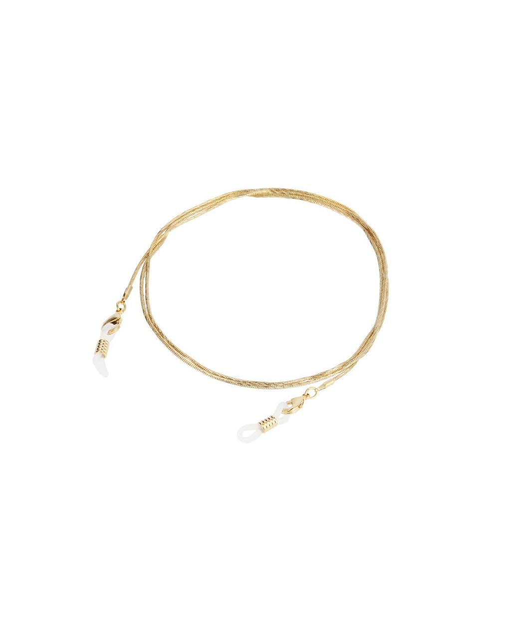 

Zoff Glasses and Mask Cord Stylish Glasses Eyeglass Glasses Holder 2-Way (Gold) - Cord, Chain, [CORD_SNAKE_GD CORD-SNAKE-GD] золотой