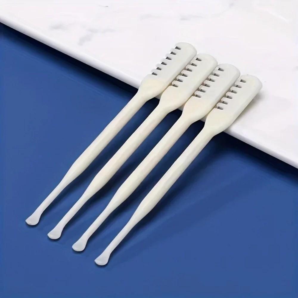 4pcs 360 Rotating Nose Ear Hair Trimmer Easy Clean Nose Hair Scissors New Nasal Clippers  Adult