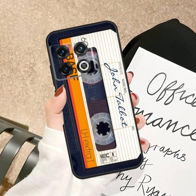 Vintage Cassette Tape Retro Case For OnePlus 13R 13 13s 12 12R 11 10 Pro 10T Nord 3 CE 5 2 4 Lite N10 N20 N30 Back Cover