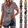 Women's Fashionable Casual Vintage Printed Top