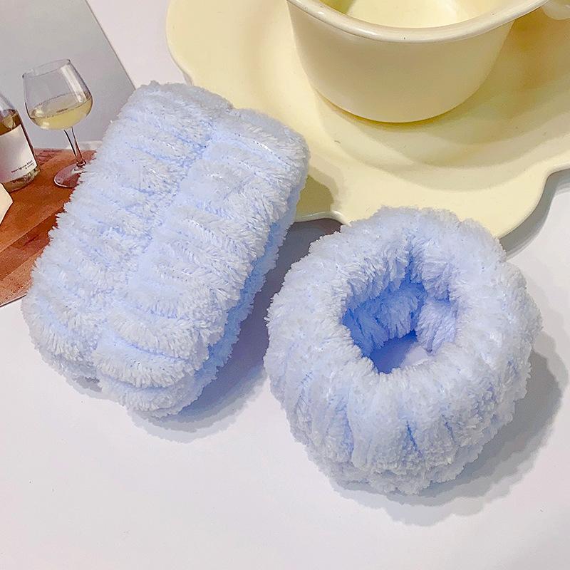 Handgelenk-Waschband Mikrofaser Handgelenk-Waschhandtuchband Armband Scrunchies Zum Gesichtwaschen Saugfähiges Handgelenk-Schweißband Für Damen Stirnband Qualität