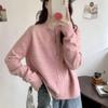 Double Zipper Autumn and Winter Knitted Cardigan Women's Lazy Soft Waxy Crew Neck Knitted Sweater New Long-sleeved Sweater Jacket Women