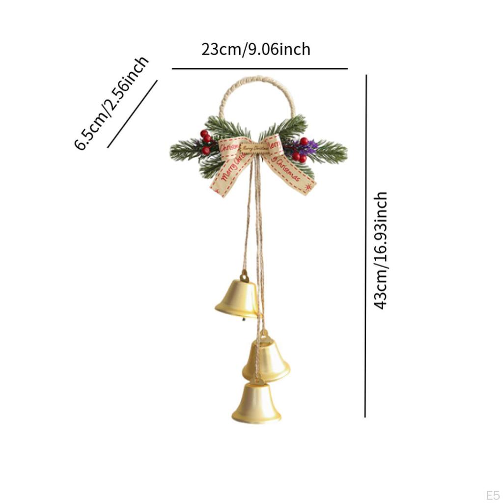 Christmas Bell Decoration Hanging Ornament Xmas Tree Decor Pendant for Door