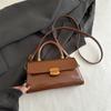 Women's bag 2025 new solid color casual commuting handbag shoulder messenger bag commuting