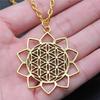 Golden Animals Plants Nature Themed Pendant Antique Color Metal Men Collar Necklace Best Seller