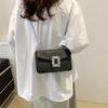 2025 Messenger Bag mit Kette im Western-Stil: Elegante Diamant-Schloss Kleine Quadratische Umhängetasche für Damen