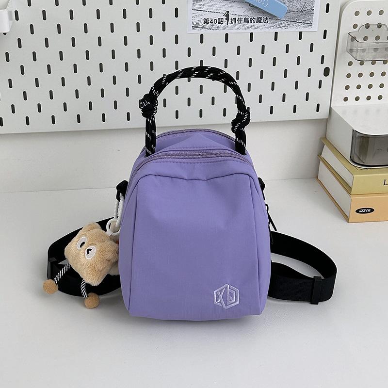 New Color Blocking Avocado Backpack Mini Women's Crossbody One Shoulder Commuting Bag Shell Japanese Lightweight Backpack