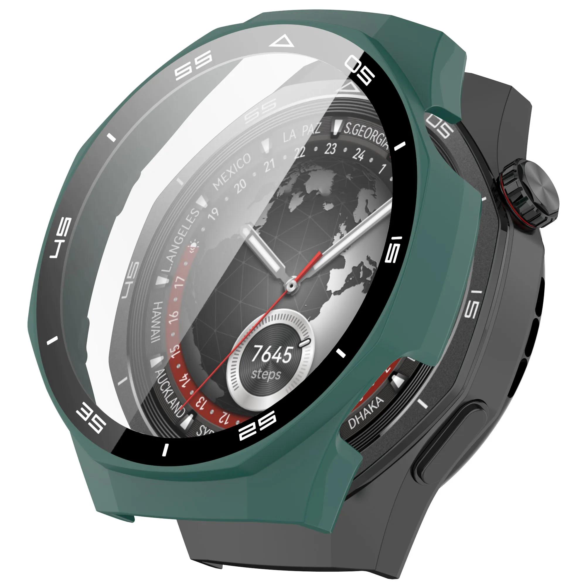 

Повний захисний чохол для Huawei Watch GT 5 pro 46mm Захисний чохол для екрана GT5 pro 46MM Кришка pc 2в1 Чохол+загартоване скло Плівка For GT 5 pro 46mm