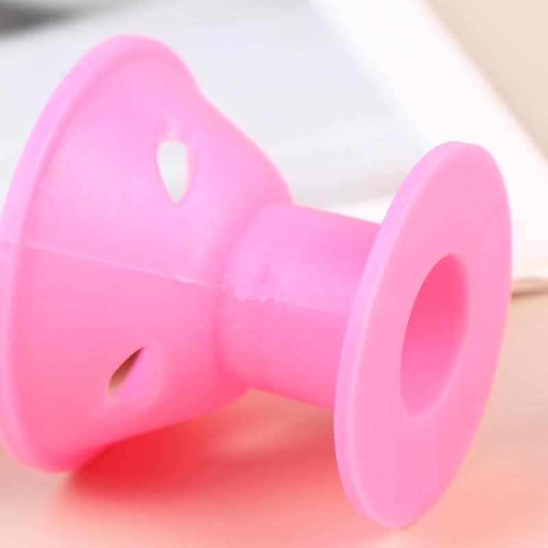 20Pcs Silicone For Hair Curling Rollers Diy Set With Mushroom Bell Shapes Spiral Design Soft Construction Easy Removal Curls