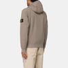 STONE ISLAND FW24 Soft Shell Windproof Waterproof Breathable Hooded Zip Fleece Jacket Unisex Jackets Khaki 8115Q0322-V0075