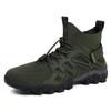 Chinese Outdoor Hiking Shoes For Men Large Size Mesh Hiking Shoes Casual Running Wading Shoes Wide Toe Thick Sole Fishing Shoes