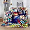Ultra Heroes Zeta Hero's Path  Wool Blanket Jindian Animation Character Ultraman  Fashion  Portable Flannel Warm Camping