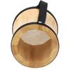 Hand Drum Kit Wood Sheepskin Top Professional Percussion Instrument Drum with Stick Black