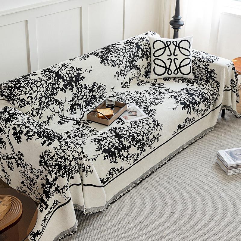 Jacquard Chenille Sofa Cushion Four Seasons Universal Anti-Scratching Sofa Towel All-Inclusive One-Piece Cover Sofa Slipcover Cover Cloth
