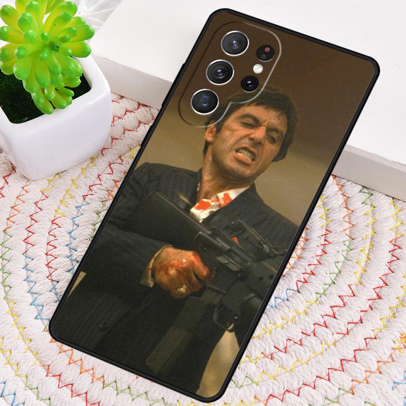 Scarface Tony Montana Print Phone Case For Samsung Galaxy Note 10 Pro S26 S25 S24 S23 S22 Ultra Plus S21 FE S20 Shockproof Cover