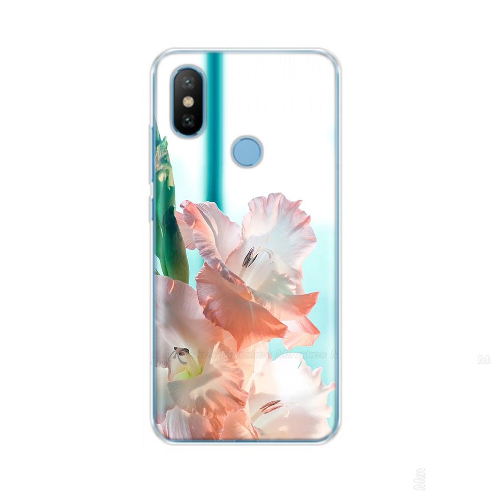 For Xiaomi Mi A2 Case Cover for Xiaomi Mi A2 Lite Transparent TPU Silicone Phone Case on Xiomi MiA2 MiA Mi A 2 lite Fundas Coque