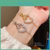 Love Heart Jewelry Bracelet With Gold Plating For Women Gift Giving