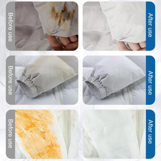 3Pcs 100ML Down Jacket Cleaner with Brush Wash Free Down Jacket Dry Cleaning
