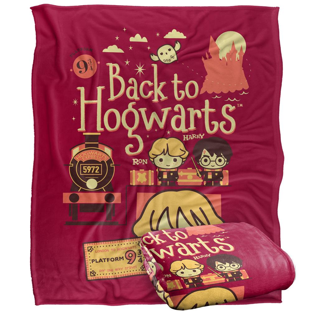 Harry Potter Back To Hogwarts Chibi Group Blanket