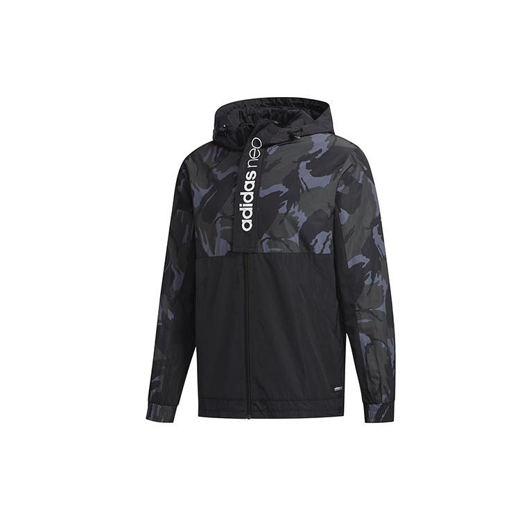 adidas neo M SS GR WB Sports Jacket Black Men s FN6543 L