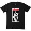 Droomdy Classic Black T Shirt STAX_Records Shirt for Men Short Sleeve Top Tee