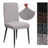 Elastic Dining Room Chair Cover Stretch Thick Jacquard Kitchen Chair Cover Slipcovers for Dining Kitchen Hotel Wedding Banquet