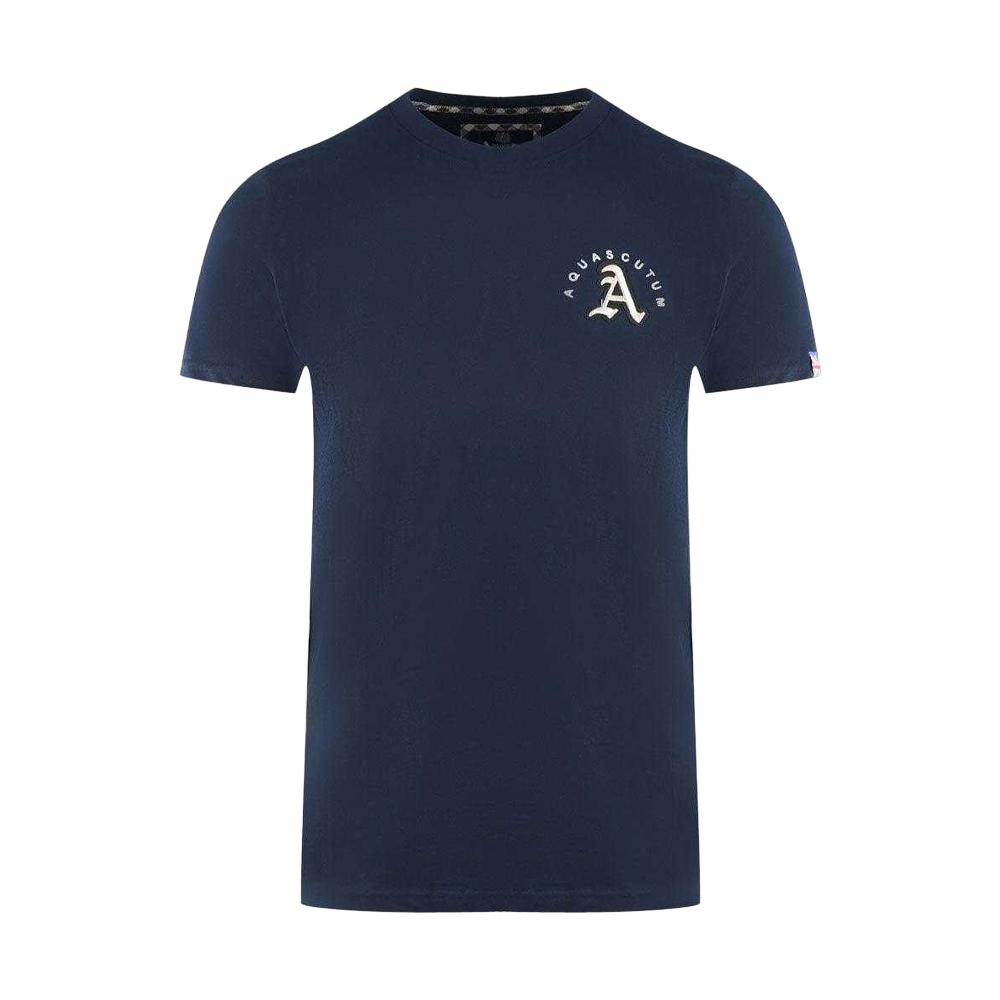 Aquascutum Mens London Embroidered Logo T-Shirt