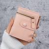 Billeteras para Mujer Cartera Billetera Pequeña Monedero Corta con Cremallera y Broche Cartera de Moda Femenina de Cuero Bolso para Dinero