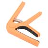 Guitar Capo Portable Clipon Spring Capo Stringed Instrument Playing Tuning Accessories(Orange )