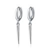 925 Sterling Silver Earrings Cone Pendant Electroplated Gold Women's Elegant Fashion Wedding Anniversary Earrings Jewelry Gift