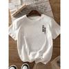 WHY NOT Front and Back Printed Short-sleeve Round-neck Women's Casual Top - Women's Apparel, Comfortable Fit, Classic Design
