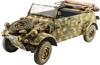 PLATZ Italeri Scale WWII German Kubelwagen Type 82 Plastic Model Kit IT7405 1/9 (Combat Vehicle)