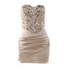 European and American Women's Clothing WISH Autumn and Winter New Street Fashion Solid Color Sexy Tube Top Waist Dress