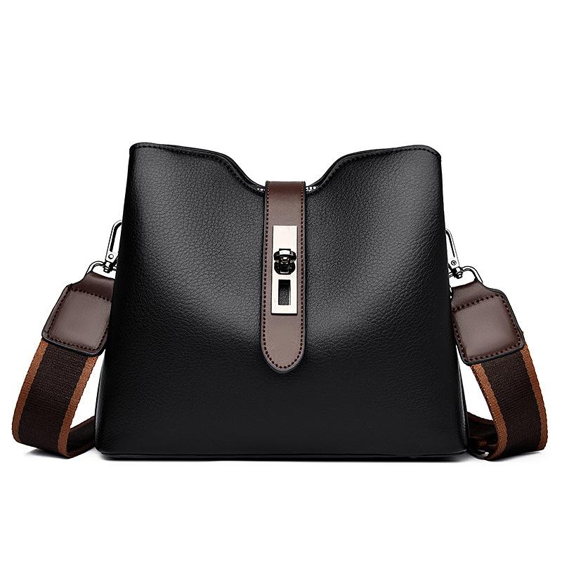 Lightweight Women's Simple Shoulder Bag, New Casual Shopping Messenger Bag, Double-layer Large-capacity Women's Bag, Mother Bag.